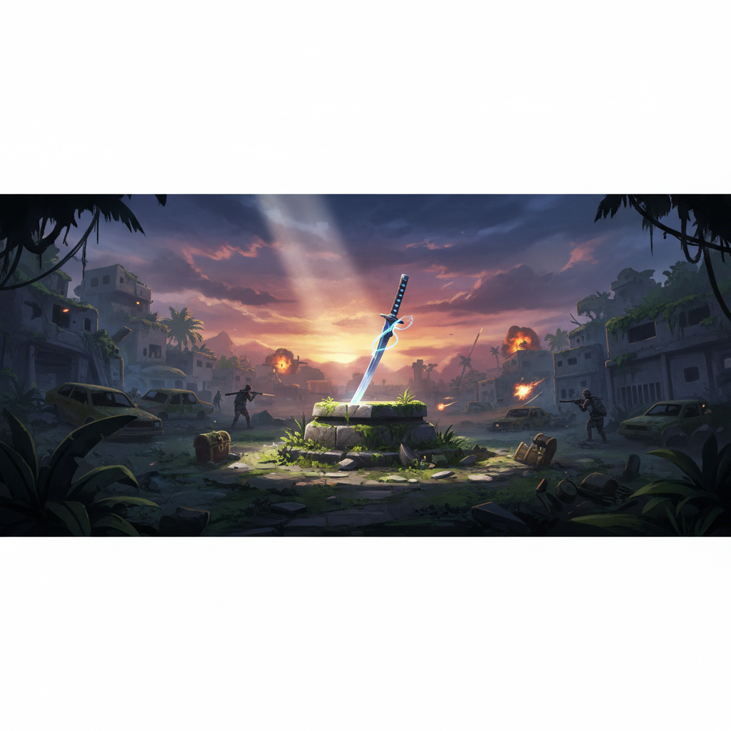 Onde Achar a Katana no Free Fire: Guia Completo para Bermuda — illustration