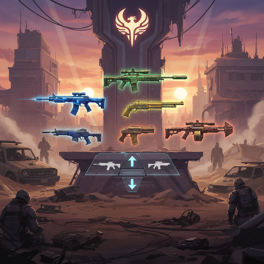 Tier List de Armas do Free Fire: As Melhores Armas em 2026 — illustration